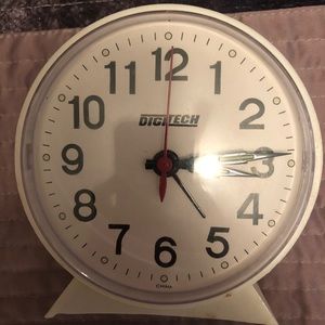 Difitech wind up clock-used maybe 2x